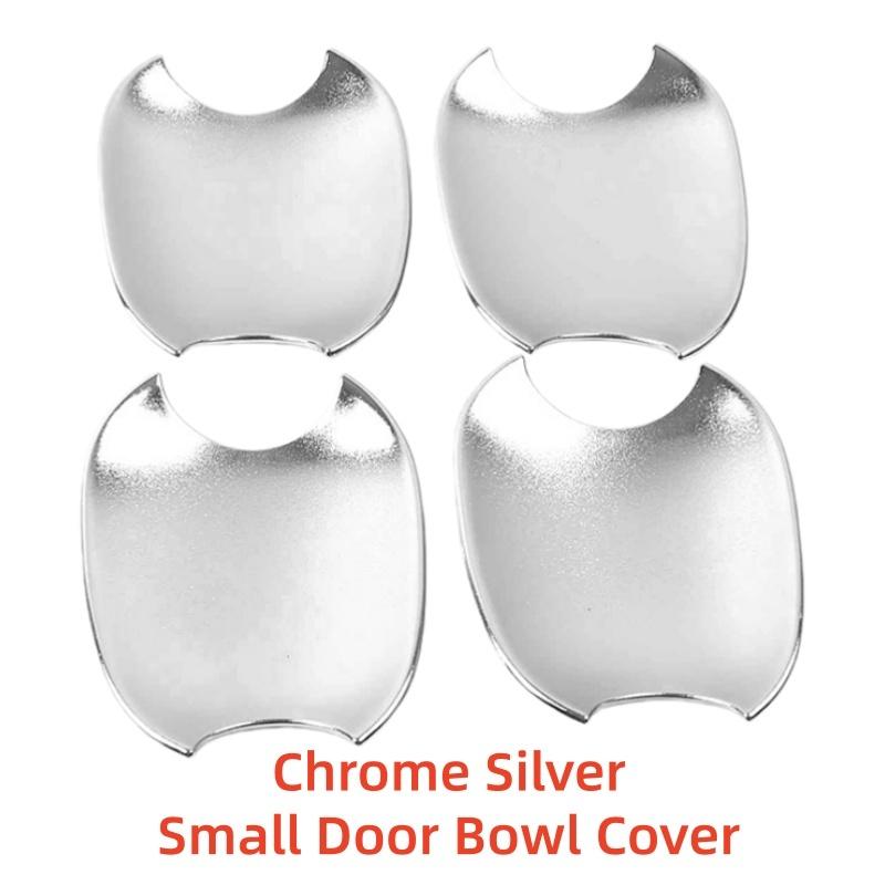 Car Upgrade Sticker ABS Gloss Black Accessorie Plated Exterior Door Handle Cover Trim Paste Style For Hyundai Tucson 2015-