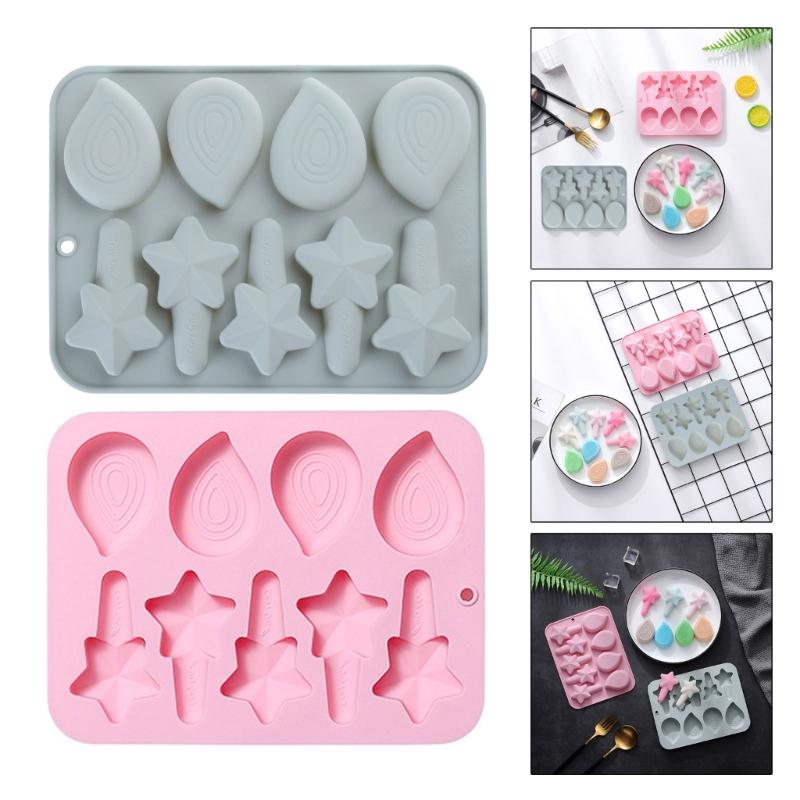 Stampo in Silicone per Pastelli da Pittura Tazza Disegno Bambino Stampo per Cupcake Cioccolato Fondant Strumenti Decorazione Torta Stampini per Pasta di Caramelle
