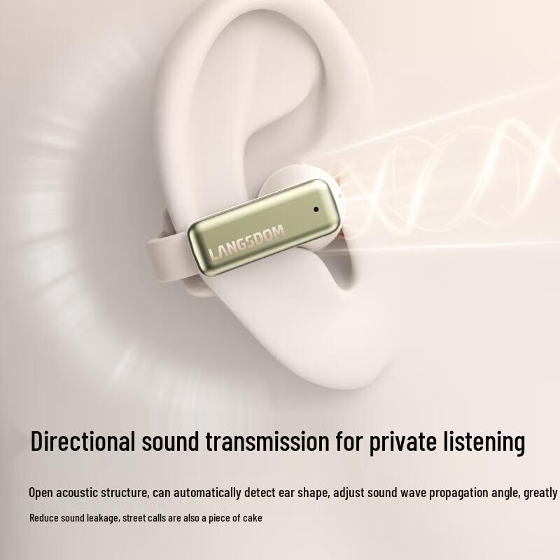 LanShiDun TS28 Metal-Feel Ear Clip Bluetooth Headset