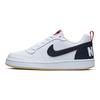 Nike Court Borough Low White Obsidian Gum GS 839985-105