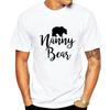 Nanny Bear A Cool Gift for The Best Grandma Present Idea Summer Short Sleeves T Shirts Short Sleeve Trend Clothing TShirt
