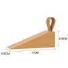 Leather Rope Anti-collision Nail-free Solid Wood Door Stopper Baby Protect Wedge
