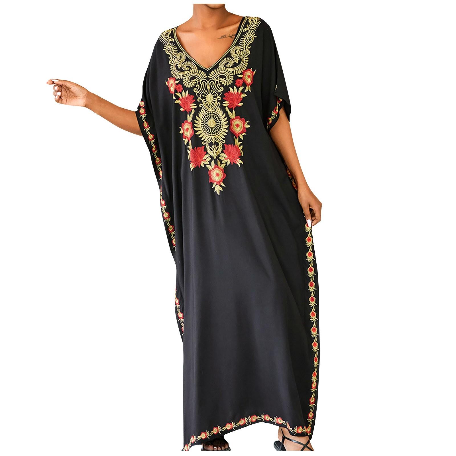 Длинное платье с вышивкой — фото 3