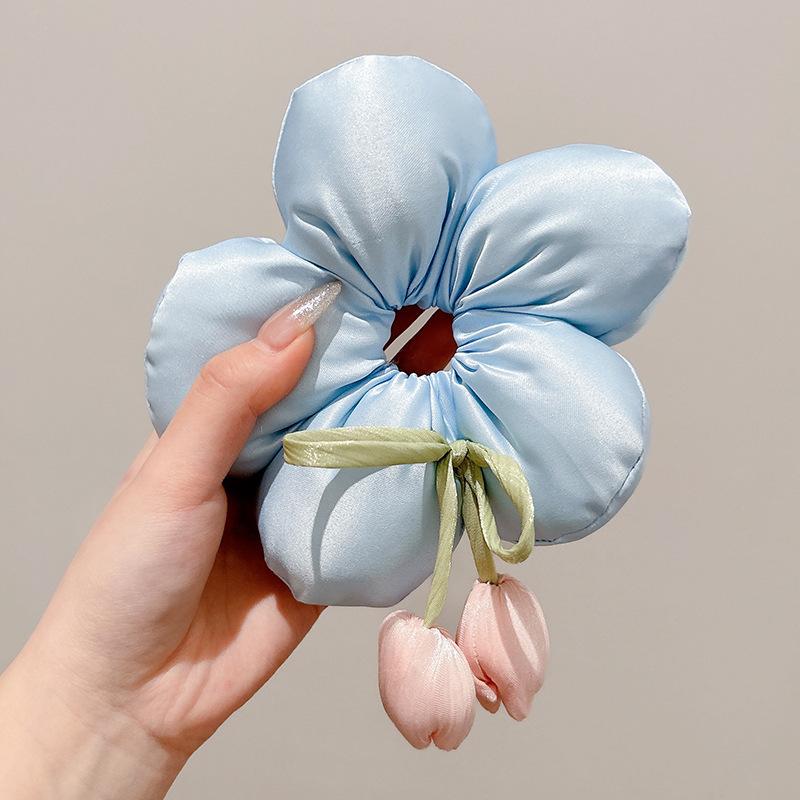 

Шелковые резинки для волос/резинки для предотвращения завивания и ломкости, без повреждений, эластичные держатели для хвостиков, 1 шт. One Size