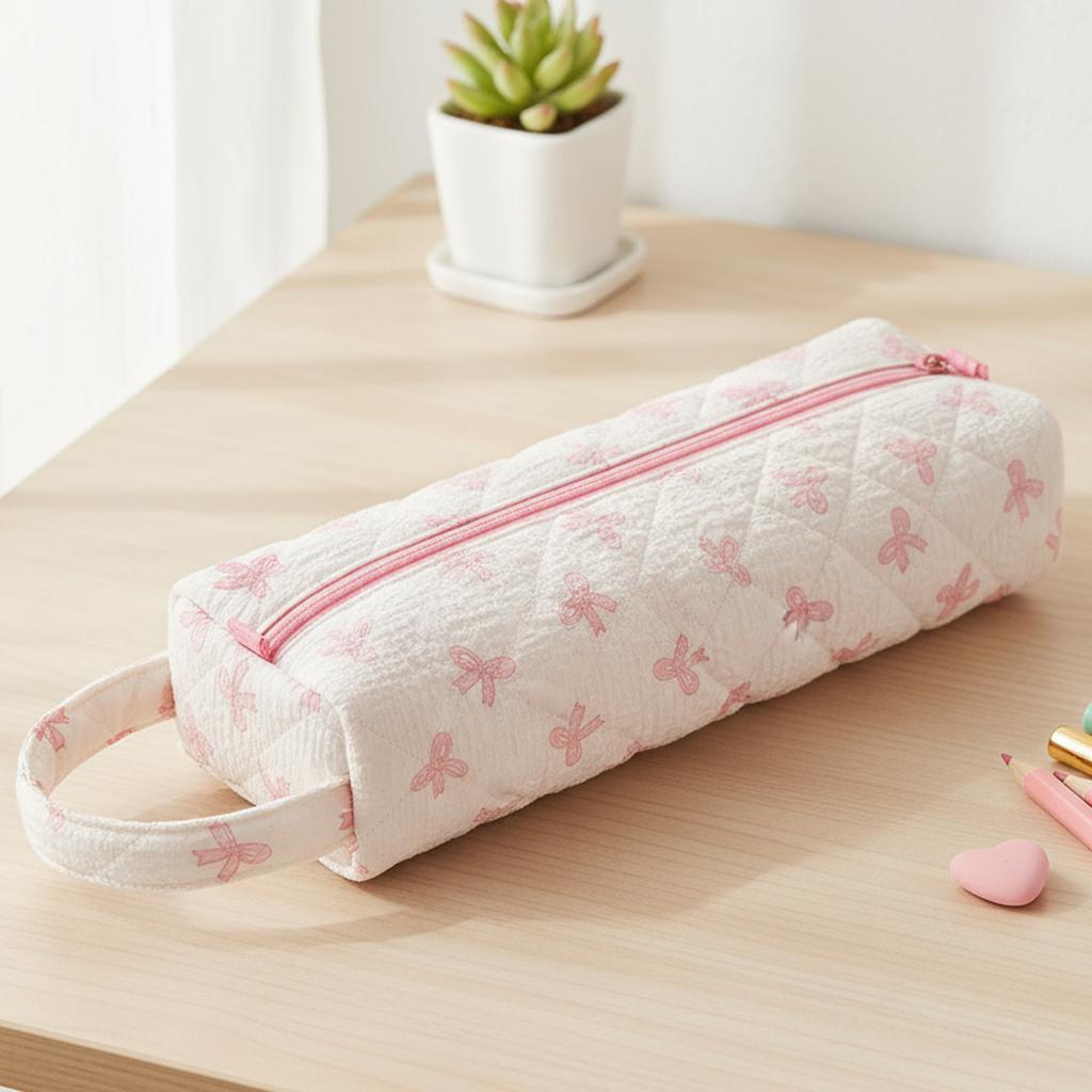 Quilted Travel Storage Bag Shockproof Padded Portable Hair Tools Bag Large Capacity Hair Straightener Container for Home Storage