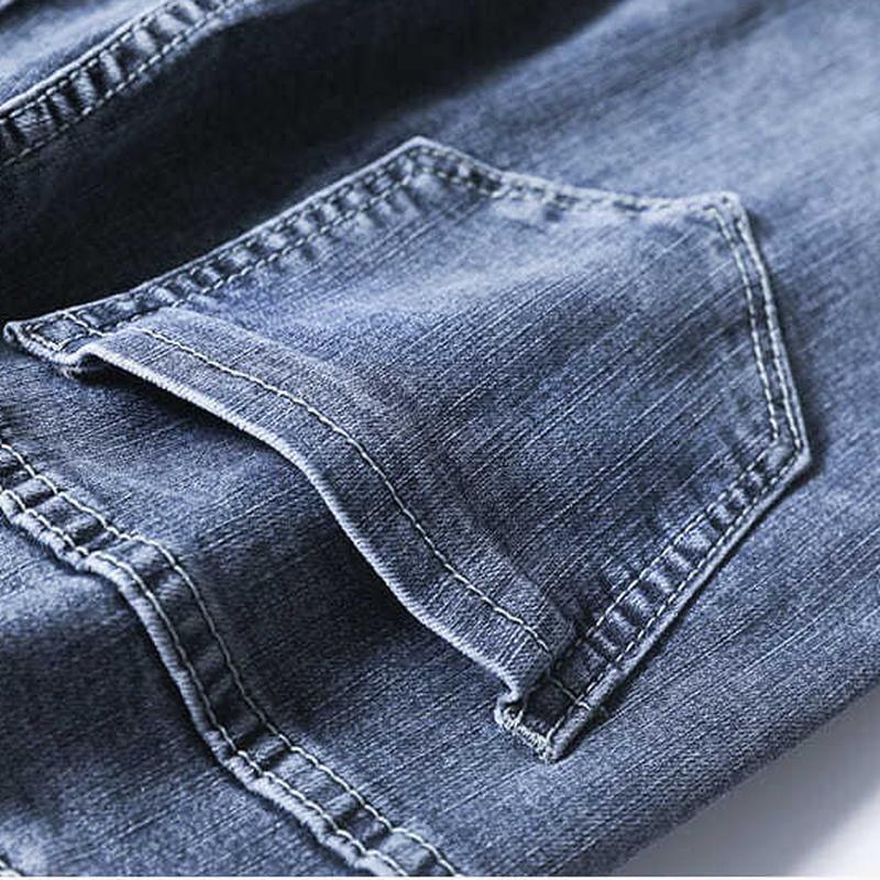 Plus Size Cotton Elastic Force Denim Pants High Waist Jeans Woman Skinny Women Jeans Harem Pants