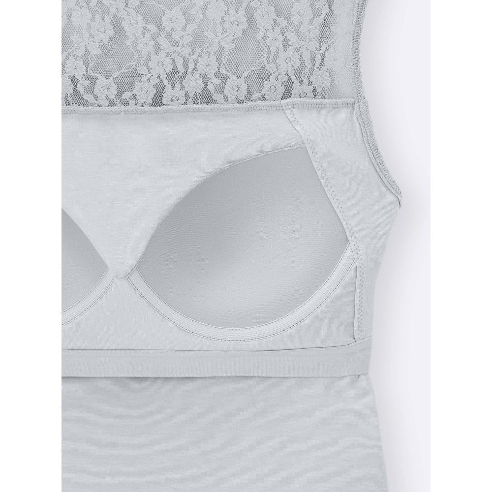 Gu By Uniqlo Bra Feel Cropped Lace T  Sleeveless 