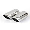 Polished Silver Stainless Steel Exhaust Tailpipe for Porsche Panamera 970