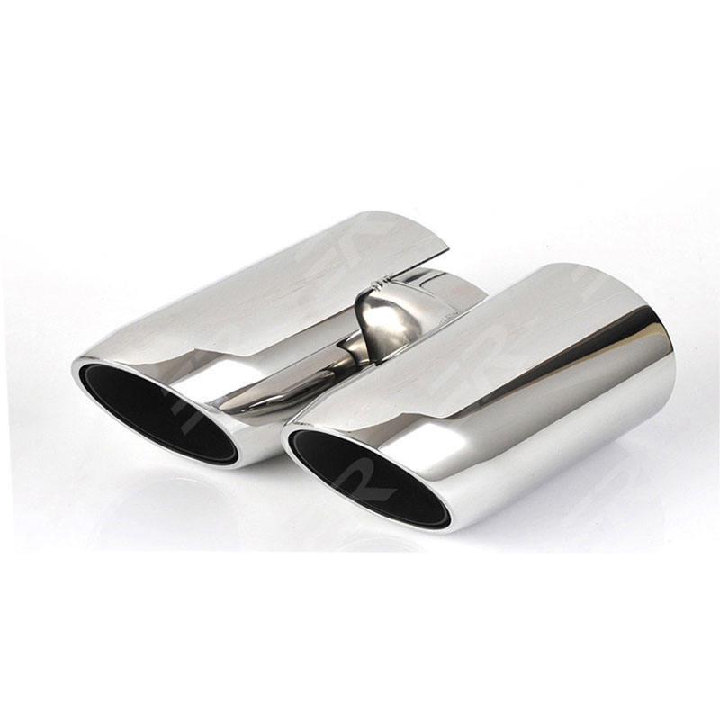 Polished Silver Stainless Steel Exhaust Tailpipe for Porsche Panamera 970