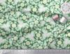 Soimoi Green Poly Crepe Fabric Animals Tie-Dye Print Fabric by Metre 42 Inch