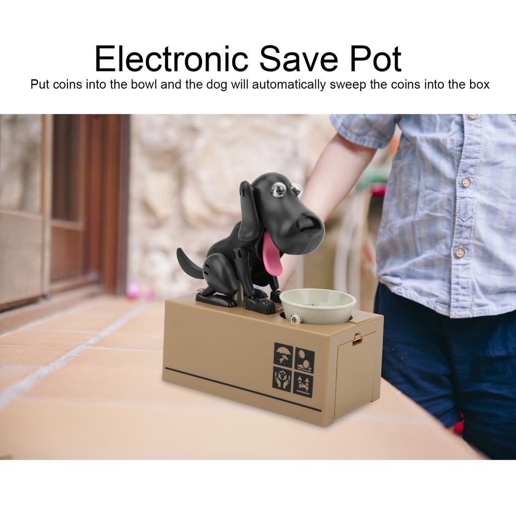 Saving Pot Electronic Money Box Robotic Dog Bank Automatic Bank for Children
