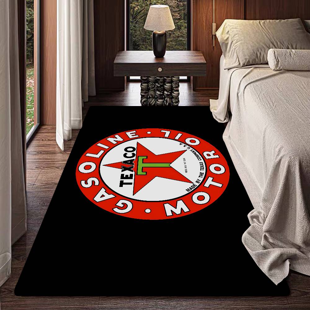 Vintage Texaco Sign Entrance Door Mat Washable Non-Slip Living Room Sofa Chairs Area Mat Kitchen Welcome Doormat