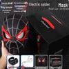 Electrically Blinking Spider-Man Mask with Light-Up Eyes - Perfect for Christmas Cosplay