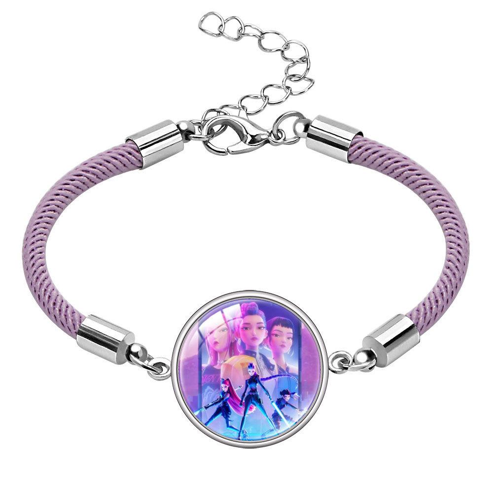 Rumi Zoey Mira Gem Bracelet Cartoon Multi-Color Rope Hand Jewelry