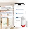 Door Window Alarm Home Security Wireless Magnetic Sensor Anti-Theft Alarm Sound and Light Smart