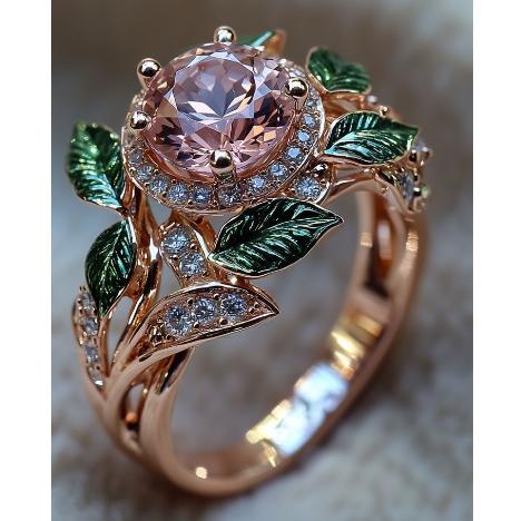New Jewelry, Exquisite Decoration, Fashionable Butterfly Pattern Women's Ring