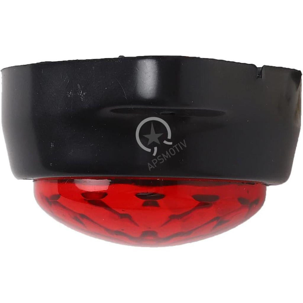 APSMOTIV 8 PCS Red LED RED Side Marker Light Indicator Light Rear for Truck Trailer RV Cab Boat Bus Lorry Side Marker Lights