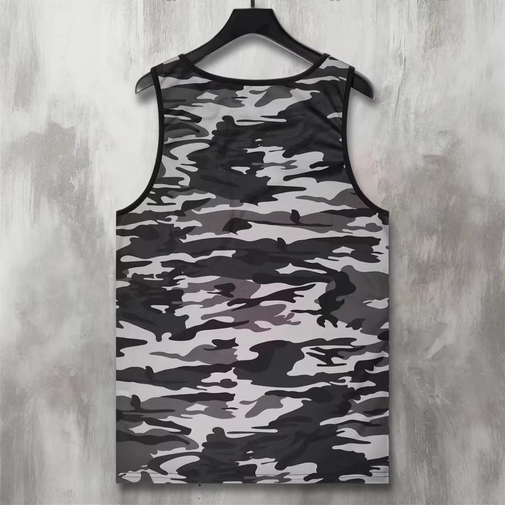 Muscle Men Fitness Sport Vest Men Fashion Camouflage Tank Tops