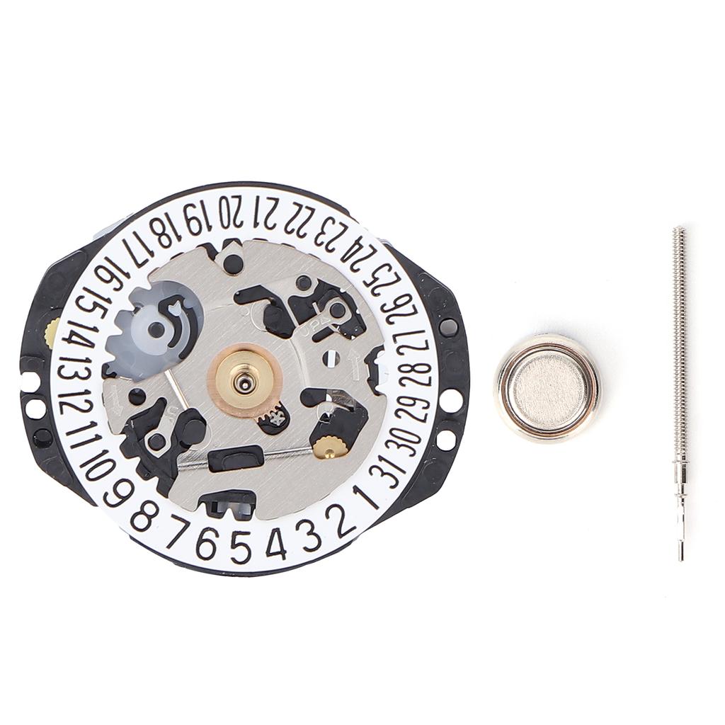 VX82 Uhr Quarzwerk Reparaturteil DIY Uhrenersatzzubehör mit Stift