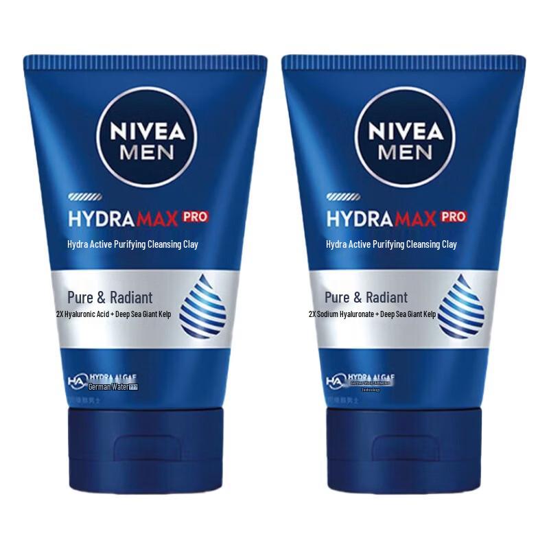 NIVEA Men's Hydrating & Brightening Face Cleanser