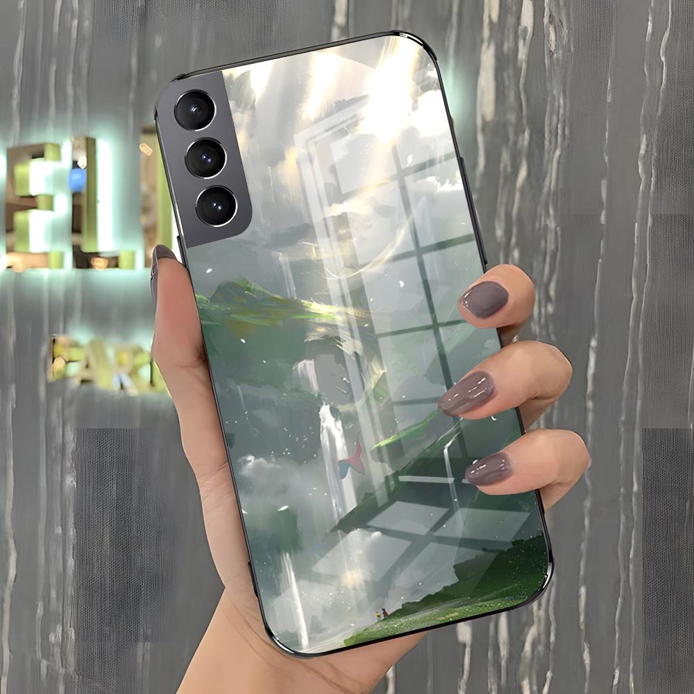M-Made In Abyss Phone Case For Samsung A25 A13 A33 5G A54 A36 A35 A56 A52 A14 Shockproof Glass Cover