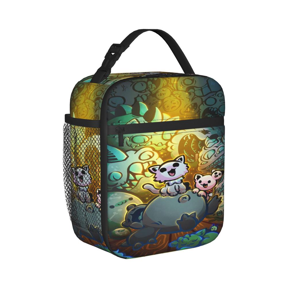 Mewgenics Insulated Lunch Bags for Men Women Storage Food Box Leakproof Cooler Thermal Lunch Boxes For Work