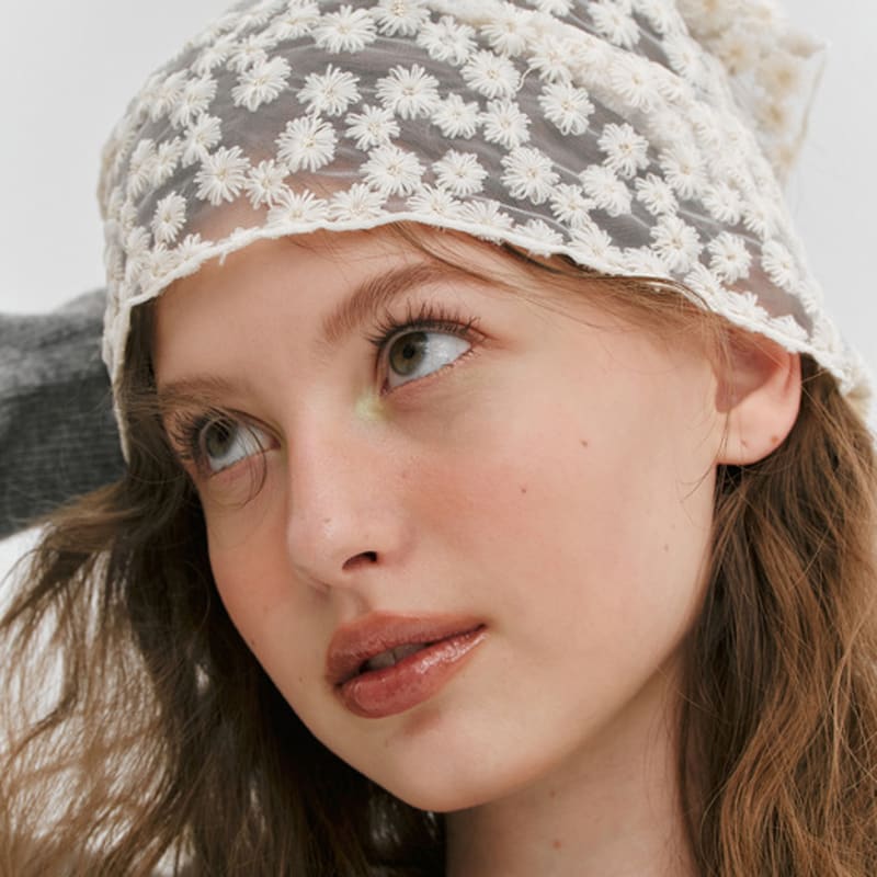 MEENDERI (1. Nachbestellung) BLUMENFLOCKENSCHAL