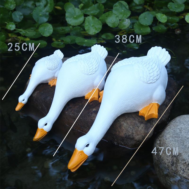 Simulation Animal Sucking Duck Ornaments