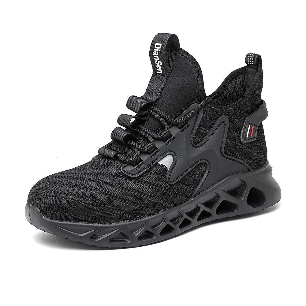 Light Breathable Safety Boots Men Work Sneakers Anti-Smash Indestructible Steel Toe Protective Anti-Puncture Work Safety Shoes