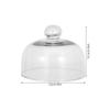 Glass Microwave Plate Cover 16Cm Transparent Vented Lid Anti-Splash Protector for Food Heating Microwave Plate