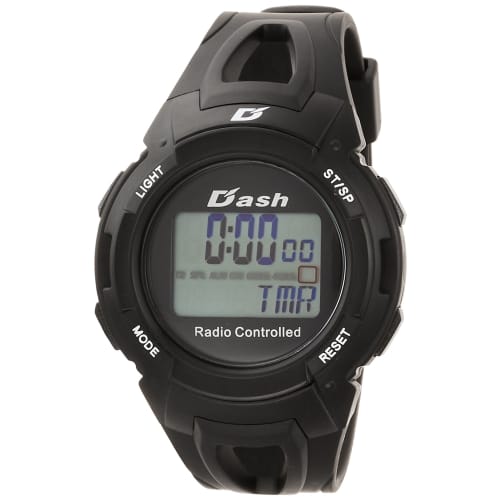 

Arias Men s Digital Radio-Controlled Watch, Black, AD06517RC8