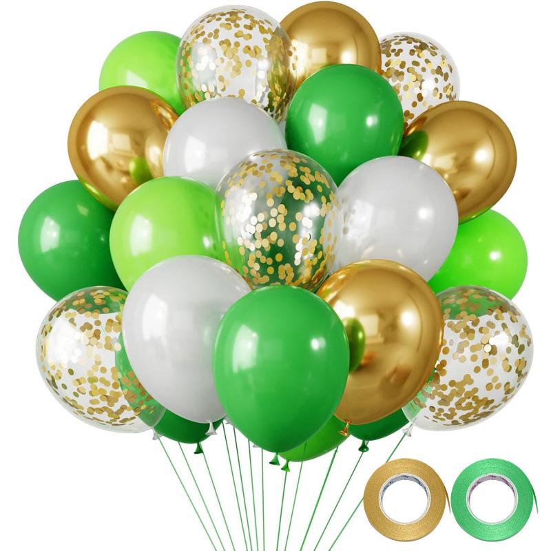 12-Inch Sequin Metallic Latex Balloons, 30pcs - Perfect for Birthday Party Decorations