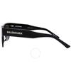 Balenciaga Grey Square Ladies Sunglasses Bb0307sa 001 56