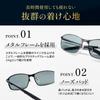 Bokenoh Polarized Sunglasses for and Metal Cool Face Black Men's Fishing, Sports, Driving, More. [Sabae Planning/Ultra-Lightweight Frame] CF-FB10-GR15