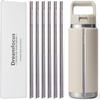 Dreamfocus Reble Metal Straws Replacement Stainless Steel for YETI RAMBLER Straw Bottle 26 Oz 6-Pack