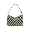 Chessboard Lunch Box Bag Niche Design Simple Retro Handbag Shoulder Messenger Bag Small