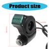 Electric Scooter Thumb Throttle with LCD Display Electric Scooter Voltage Display with Key Lock for Electric Scooters