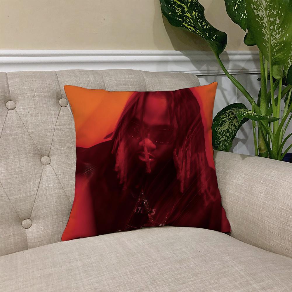 Singer L-Leon Thomas III cushion cover Square Sofa Cushion Cover Casual Skin-Friendly Comfortable Pillow Cover