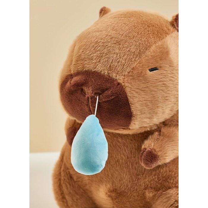 REDICE Capybara Plushie with Runny Nose [2026 New Material] Soft, Skin-Friendly 22cm/33cm/45cm Cute & Healing (23cm)