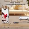Auto Tapper Phone Clicker Adjustable Speeds Tapping Device Digital Display for Live Broadcasts Games App Testing Computer Tablet