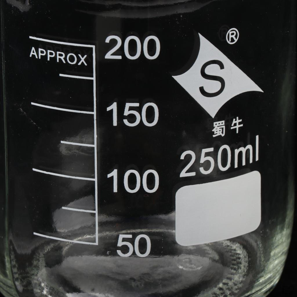 Reagent Bottle with Scale Line Screw Cover and Cap