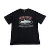 Unisex Übergroßes Baumwoll-Grafik-T-Shirt Lockerer Schnitt Rundhalsausschnitt Kurzarm T-Shirt Herren Damen Freizeit