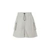 (WMNS) Sportswear Essential Woven High-Rise Shorts 'Grey' Women's DM6248-012