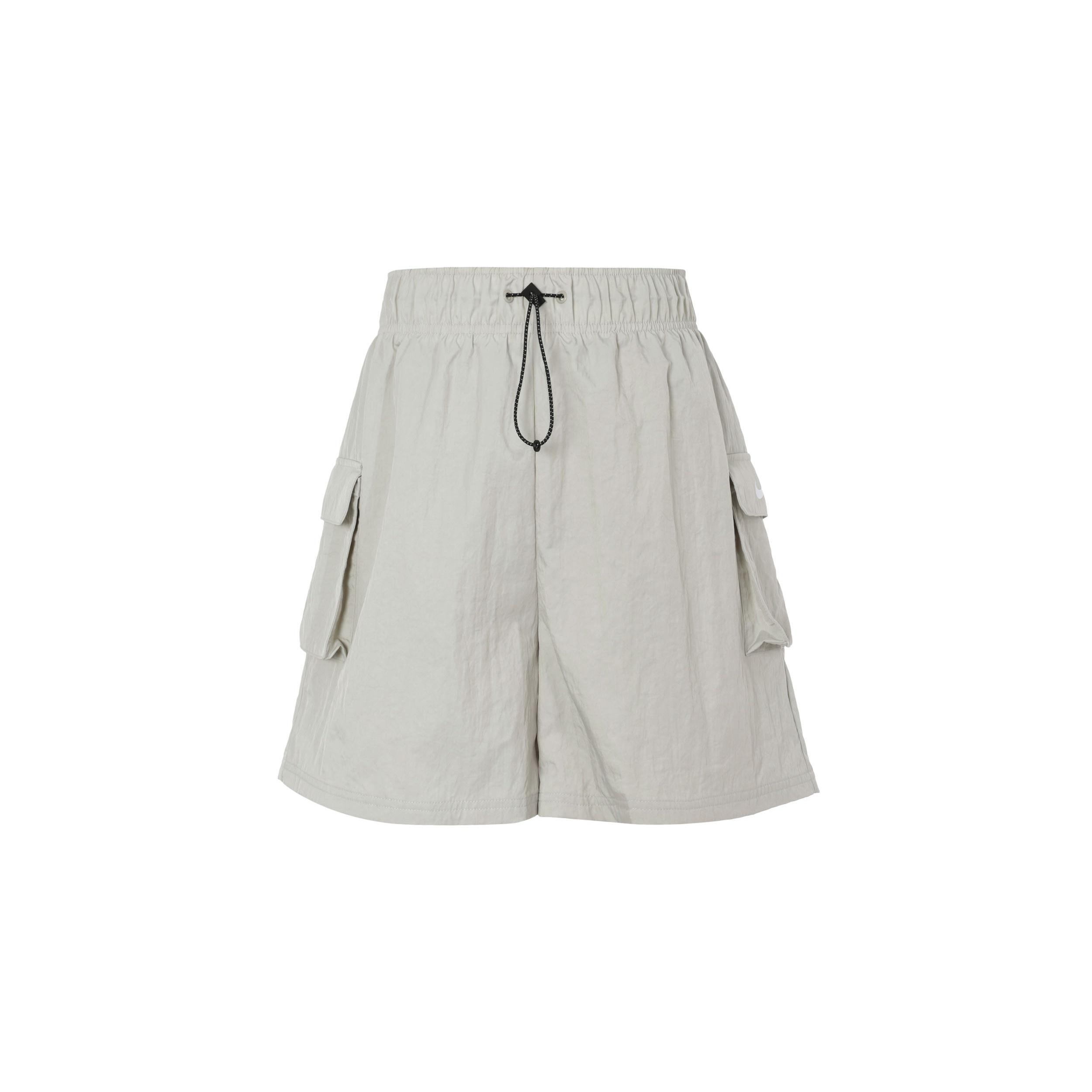 (WMNS) Nike Sportswear Essential Woven High-Rise Shorts Grey Women s DM6248-012 S