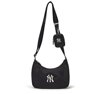 Bolso cruzado deportivo básico de la MLB New York Yankees – Negro