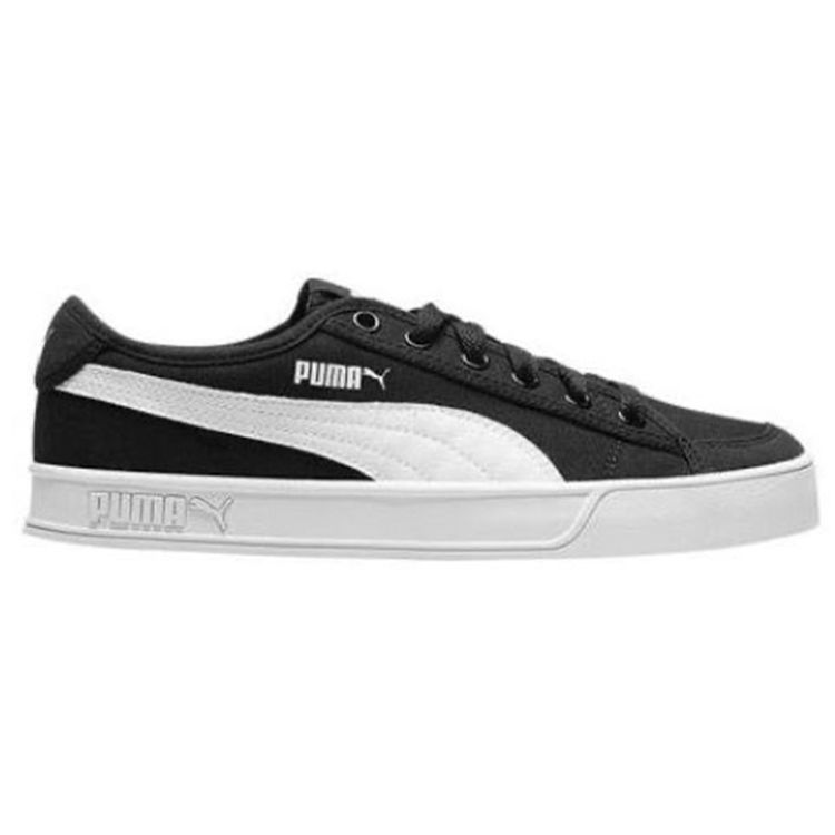 Puma Smash v2 Vulc CV Black White Unisex Sneakers 365968-01