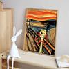 5D Diy Diamond Painting The Scream Full Drill Rhinestones Mosaic Embroidery Handmade Products Home Decor Gift