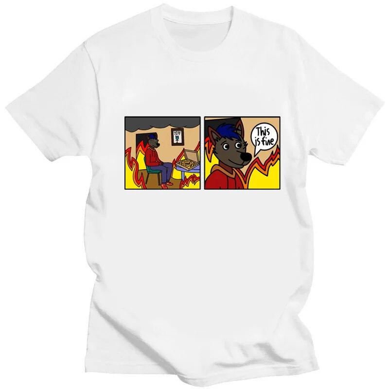Tričko Kawaii To je v pořádku Věci budou v pořádku Meme Creative Tričko Dárek pro přátele Harajuku Unisex Dámské Tričko Unisex oblečení