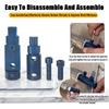 Broken Pipe Thread Extractor,Stripped Screw Extractor,Broken Valve Thread Extractor,Stripped Screw Removal Tool,Easy Out Bolt Extractor Kit for