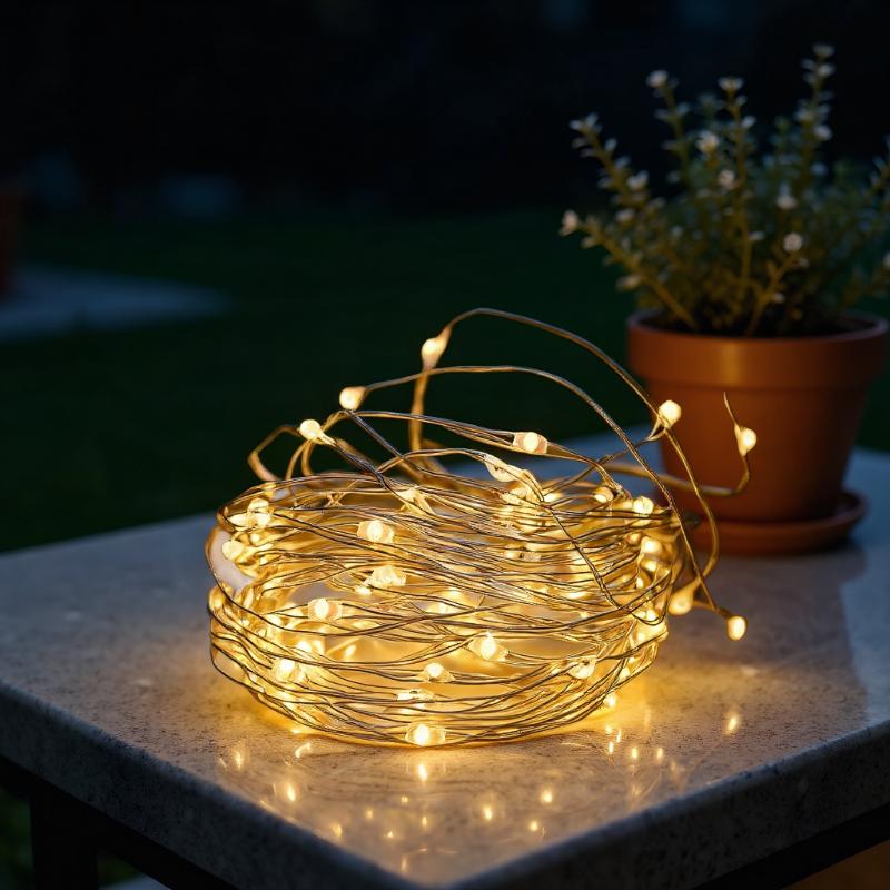 5M Copper Wire LED String Lights Holiday Fairy Lights Garland Christmas Tree Decor Wedding Party DIY
